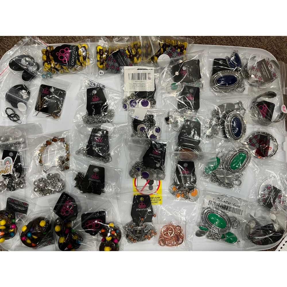 Paparazzi Wearable Most NWT Lot Mixed Jewelry‎ Reseller Lot 37 items